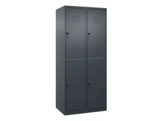 dubbeldekse locker,HxBxD 1850x800x500mm,2x2vak.,vak B 400mm - 1