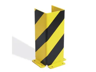 Aanrijdbeveiliging H 1200Mm U-Profiel Dikte 6Mm Plaatstaal Geel/zwart - 2