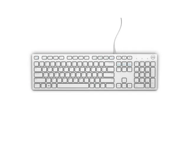 Dell KB216 Bekabeld Toetsenbord UK QWERTY Wit