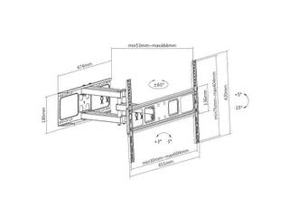 TV wandsteun ACT Full motion 37 tot 70 inch VESA - 7