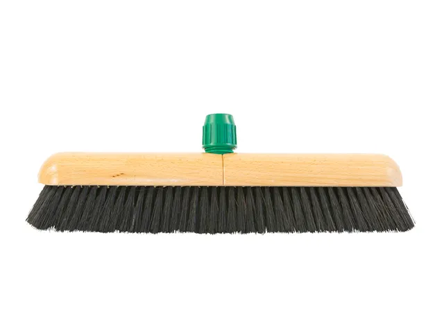 Zaalbezem Cleaninq gemengd haar met steelhouder 40cm