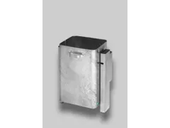 Afvalbak 40 Liter Wand/Paal Verzinkt