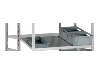 schuin/stalen legbord,v. Kanban-stelling,BxD 1300x1600mm - 1