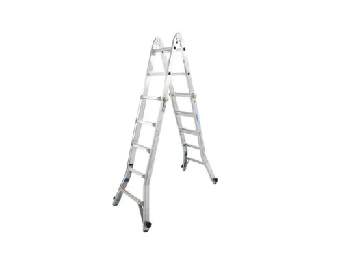 multifunctionele telescoopladder,4x5,sporten,balk L 5,35m,aluminium