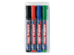 Viltstift Edding 360 Whiteboard Rond Assorti 1.5-3mm 4stuks Etui
