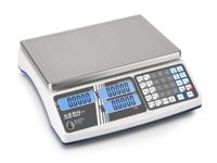 cijferweegschaal platform BxD 315x215mm RVS weegbereik 30kg