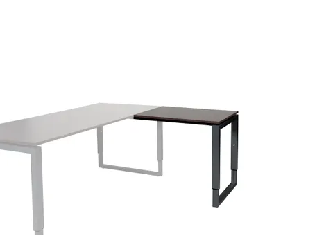 Domino Plus Aanbouw Hoogte Verstelbaar 800x600mm Logan Eiken Zwart