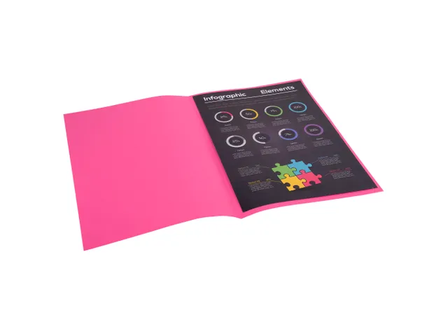 30 inlegmappen ROCK''S 80 22x31cm Roze