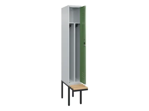 locker voor scheiding van kleding,HxBxD 2120x300x815mm,1vak