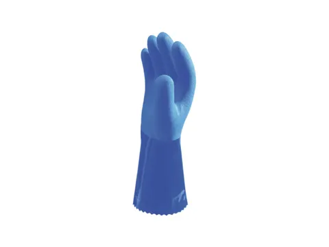 Showa KV660 PVC handschoenen, blauw, maat XL, per 10 paar