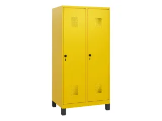 schoollocker,HxBxD 1630x800x500mm,2vak,vak B 400mm,draaigrendel,voeten - 2