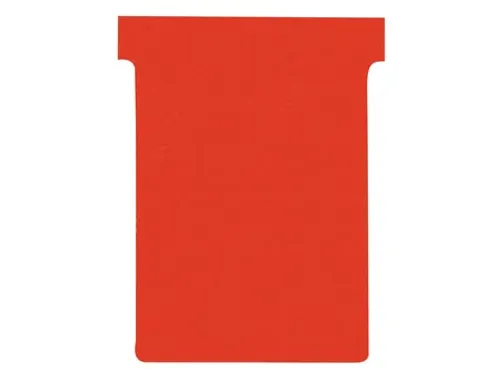 T-planbordkaarten index 3, ft 120 x 92 mm, rood