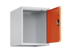 opzetkast,v. locker,1vak.,vak B 400mm,HxBxD 500x400x500mm,cilinderslot