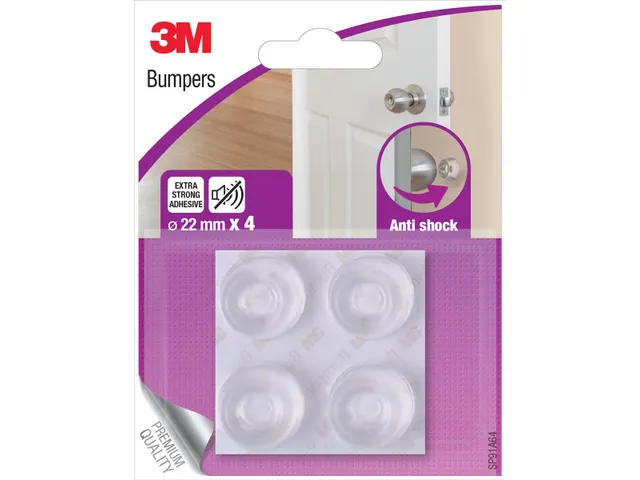 Bumpers Anti Shock Ø22 mm Blister 4 Stuks
