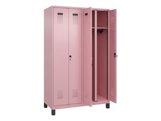 locker voor scheiding van kleding,HxBxD 1950x1200x500mm,4vak