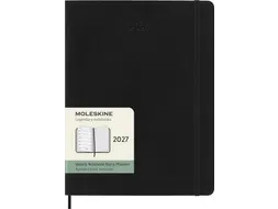 Agenda 2027 Moleskine 12M Planner Weekly 7dag/1pagina xl sc black
