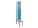 locker voor scheiding van kleding,HxBxD 2120x300x815mm,1vak