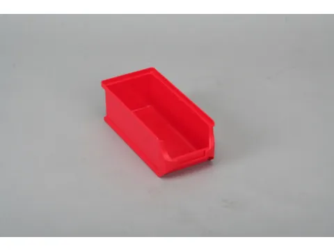 magazijnbak,HxBxD 75x102x215mm,PP,rood