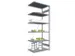 Rayonnage En Acier Sans Boulons élément Suivant H x l x p 2500 