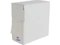 Ronde Etiketten, Diameter 35 Mm, Rol Van 500 Stuks, Transparant