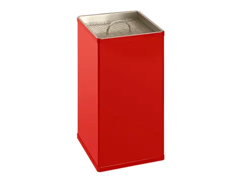 Zandasbak vierkant Rood