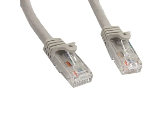 22.86 cm grijs snagless Cat6 UTP patchkabel