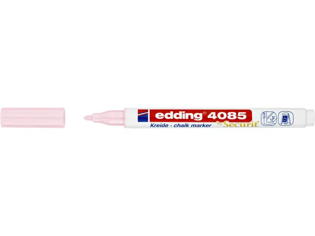 Krijtstift edding by Securit 4085 rond 1-2mm pastel roze