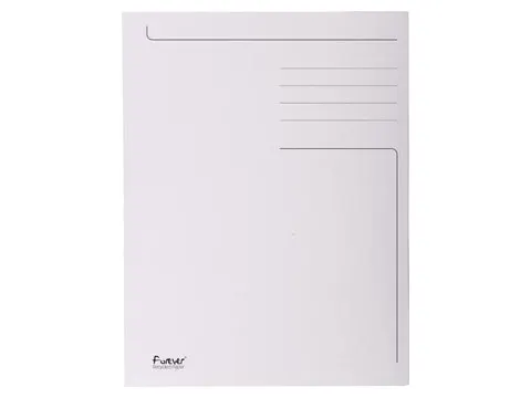 Dossiermap 3 Kleppen A4 Lichtgrijs 50 stuks