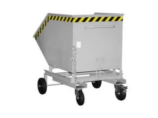 Kiepwagen,waterdicht,HxLxB 1290x1420x1340mm,1m³,draagverm. 300kg - 1
