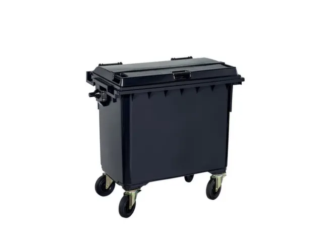 Contivia 4,Vuilnisbak 4wielen 660L grijs