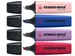Markeerstift STABILO Boss Wildflower assorti 4 stuks