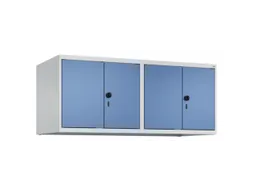 opzetkast,v. locker,4vak.,vak B 300mm,HxBxD 500x1200x500mm,vleugeldeur