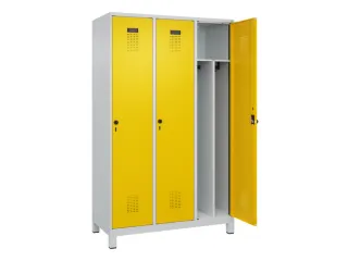 locker voor scheiding van kleding,HxBxD 1950x1200x500mm,3vak - 1
