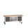 werkbank,HxBxD 830x2000x600mm,multiplexblad,uitrusting: 6laden,legbord