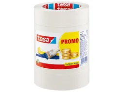 Afplaktape Tesa 55349 basic promo 30mmx50m 5rollen