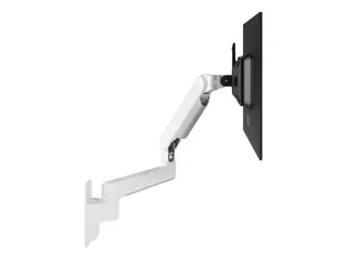 Viewprime Plus Monitorarm Gasgeveerd Met Wandbevestiging Wit - 3