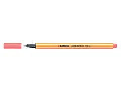 Fineliner STABILO point 88/040 neon rood 0.4mm