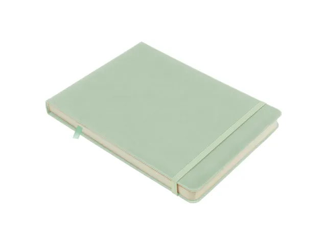 Schetsboek Kangaro A5 landscape mint PU HC 80 blad 140gr roomwit met e