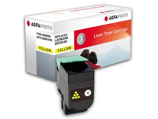 APTL800X4YE AP LEXMARK 80C0X40 CX toner geel rebuilt 4000pagina's - 1