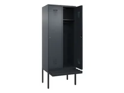 locker met bank,HxBxD 2120x800x815mm,2vak,vak B 400mm,cilinderslot