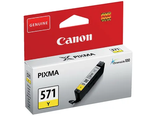 Inktcartridge Canon CLI-571 geel