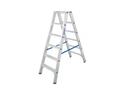 Lichte Universele Trapladder Tweezijdig L 1.41m H 1 08m 2x6treden