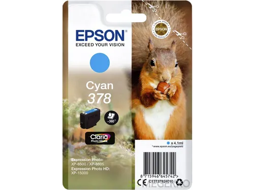 Inktcartridge Epson 378 T3782 blauw C13T37824010