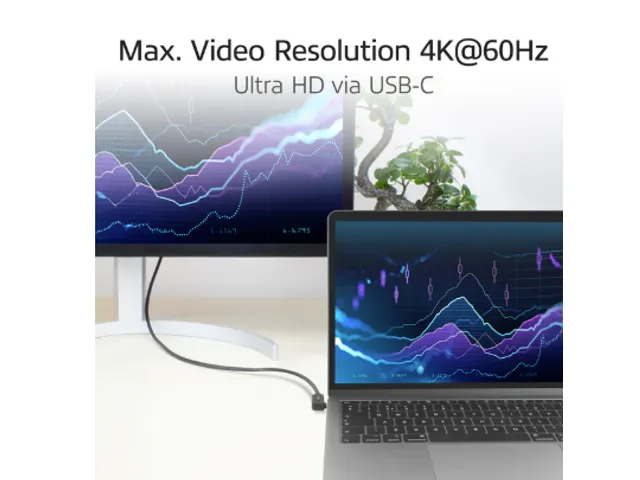 Kabel ACT USB-C hoek links/rechts USB-C hoek boven/beneden 10Gbps 1m