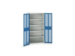 universele kast,HxBxD 2000x1050x550mm,4xStalen bodem,draaigrendelslot
