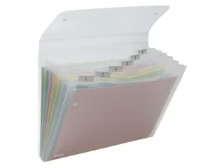Sorteermap Rexel Ice 6 Vaks Transparant PP - 1
