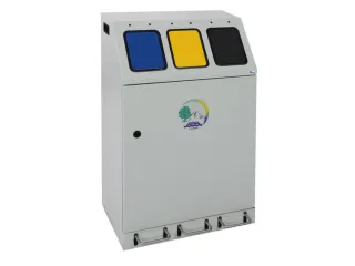 afvalverzamelstation,3x30l,HxBxD 920x580x380mm - 1