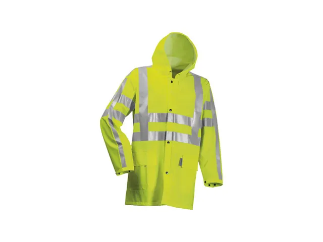 Lyngsøe LR75-RWS regenjas, fluo geel, maat XL, per stuk