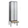 Z-garderobekast,HxBxD 2120x600x815mm,2vak,vak B 300mm,cil.-slot