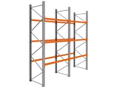 palletstelling,basis+1xaanbouw,HxBxD 3990x3950x1100mm,vakl. 3000kg